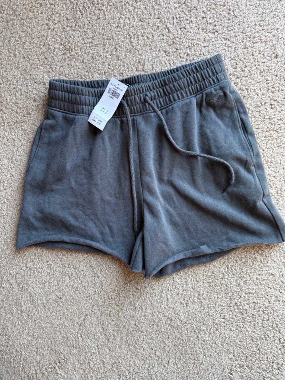 Hollister Ultra High Rise Shorts Women's Shorts in Charcoal Gray